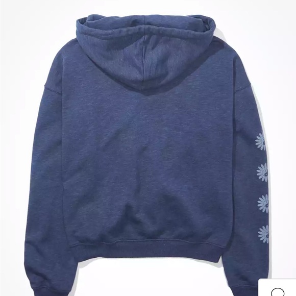 NWT AE Zip-Up Hoodie COLOR MAVY SIZE SMALL - Picture 2 of 7